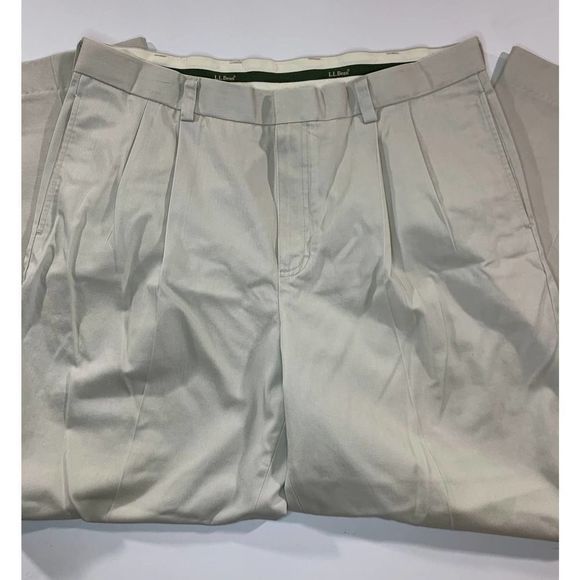 L.L.Bean Classic Fit Dress Chinos Pants - 37 - Picture 4 of 7